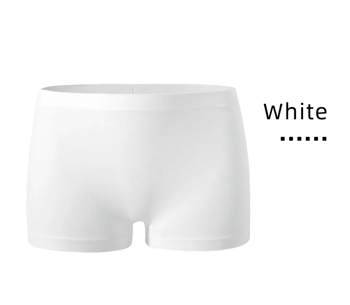 Women's underwear, compression pants, sports shorts, solid color underwear, comfortable and close fitting flat underwear - -