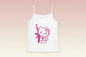 Y2K Hello Kitty Crop Top – Emo Girls Vintage Punk Tank - 37960- White - casualwear
