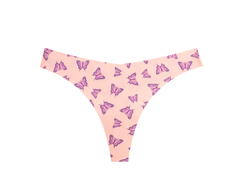 3Pcs Ultra-thin Seamless G-string Women Thongs Sexy Sweet Fruit Low-waist Panties Ladies Soft Cute Thongs Female S-XL T-Back - -
