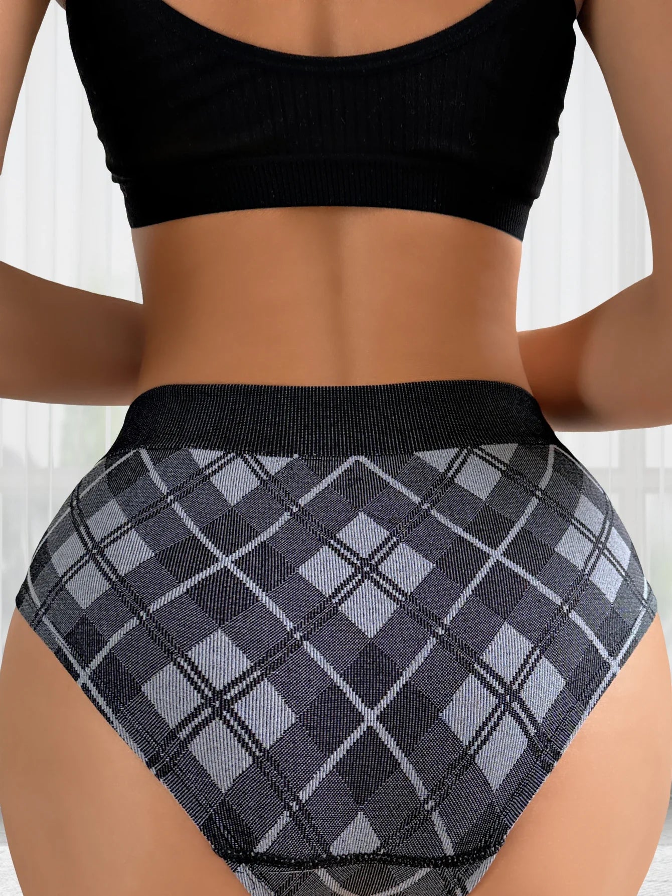 5pcs/Mid Waist Breathable Comfortable Seamless Women's Panties Female Underpants Lingerie Athletic Lady Briefs Underwear - -