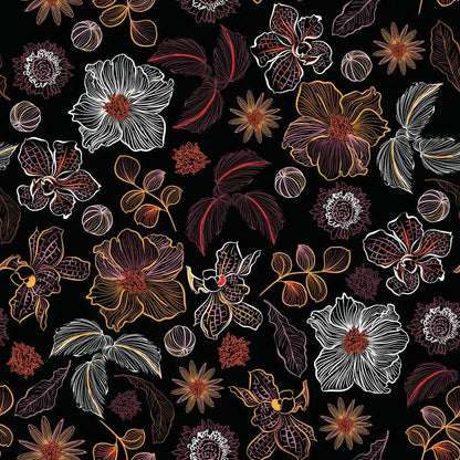 Custom Papel De Parede 3D Wallpaper Retro American Flower Wallpapers for Living Room TV Wall Cloth Mural Bedroom TV Background Kia Day Design