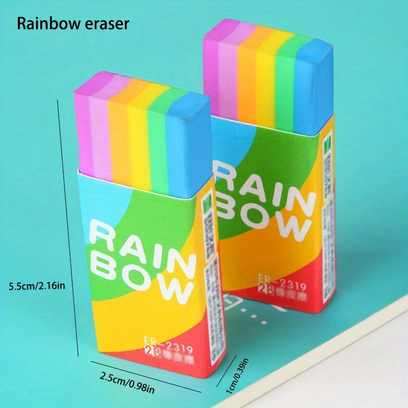 1 Pcs Rainbow Eraser