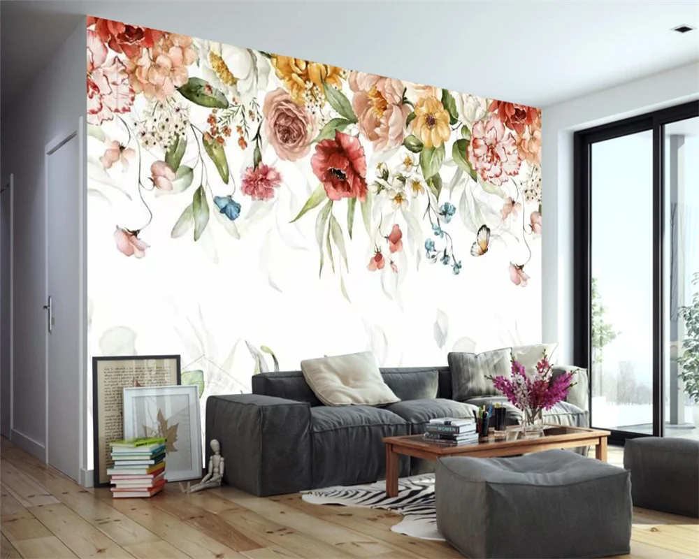 Flower Bird Landscape Wallpaper Kia Day Design