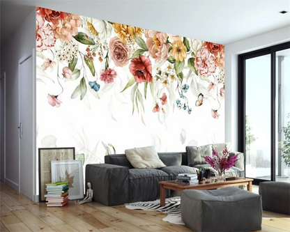 Flower Bird Landscape Wallpaper Kia Day Design