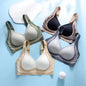 Push-Up Bra Women Seamless Ladies Underwear V-neck No Steel Ring Adjustable Comfortable Thin Top Bra Breathable Gathered - 4pcs United States -