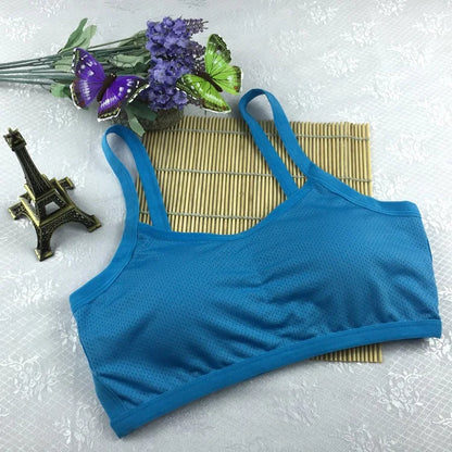 Fitness Yoga Sports Bra for Womens Gym Workout Running Padded Tank Top Athletic Vest Underwear Shockproof Push Up Sport Bra - Bu One Size -