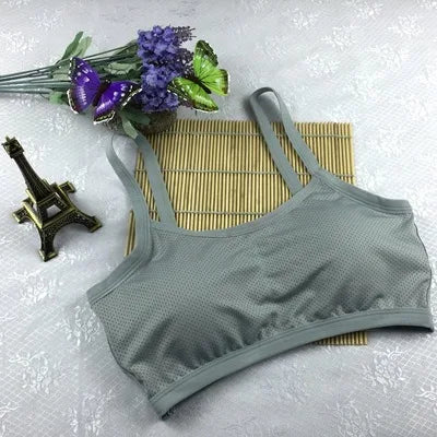 Fitness Yoga Sports Bra for Womens Gym Workout Running Padded Tank Top Athletic Vest Underwear Shockproof Push Up Sport Bra - Gy One Size -