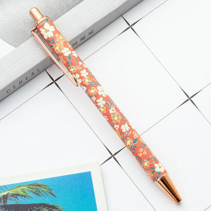 Flower Metal Ballpoint Pen Kia Day Design