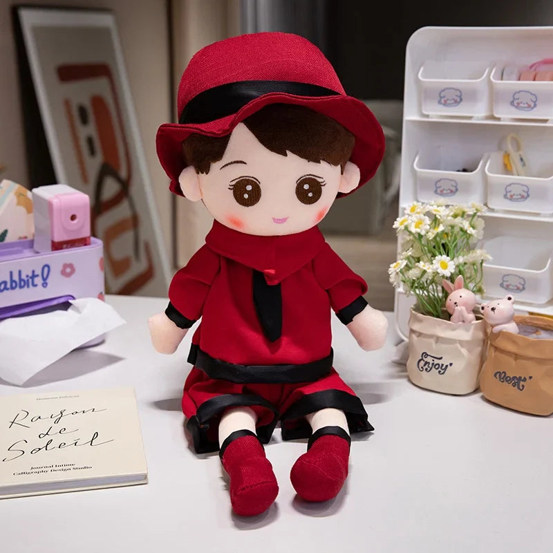Kawaii Plush Girl Doll – Soft Stuffed Doll Toy for Kids and Decor - - Stuffed Animals