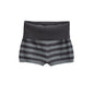 Spring Striped Knitted Shorts Fashion Striped Elastic Waist Versatile Straight Casual Knitted Shorts For Woman Fashion 4Z0M - Grey Stripe -