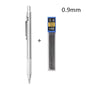 Metal Mechanical Pencils 1Pc 0.9mm Pencil