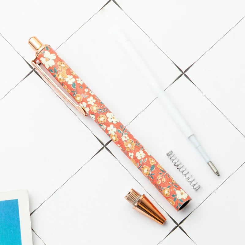 Flower Metal Ballpoint Pen Kia Day Design