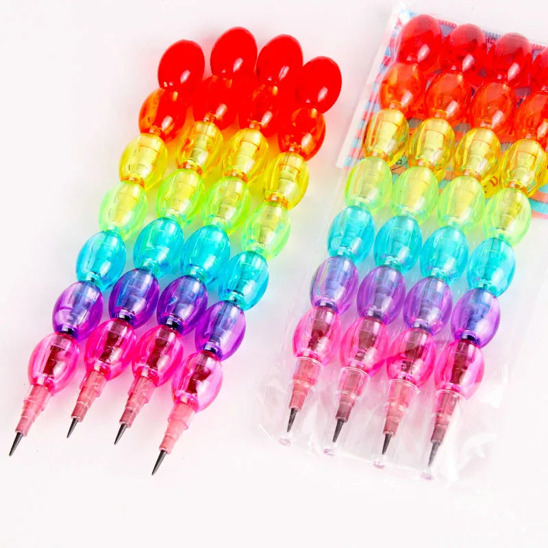 4Pcs Set Candied Non-Sharpening Pencils