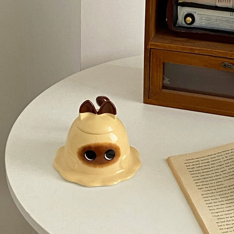 Mashed Potato Cat Mug - -