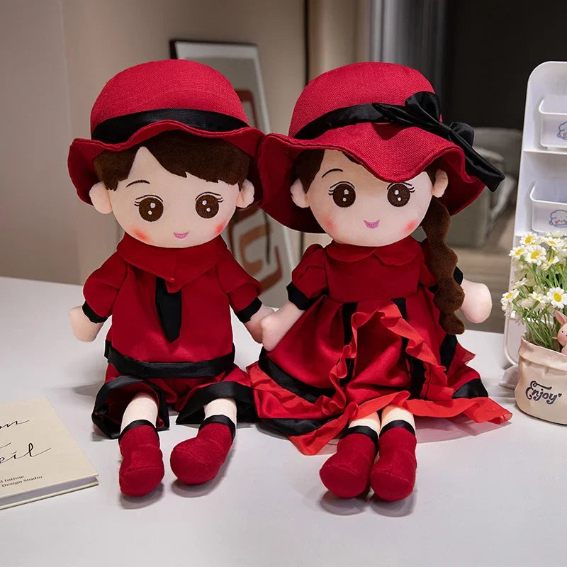Kawaii Plush Girl Doll – Soft Stuffed Doll Toy for Kids and Decor - - Stuffed Animals