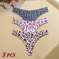 3Pcs Ultra-thin Seamless G-string Women Thongs Sexy Sweet Fruit Low-waist Panties Ladies Soft Cute Thongs Female S-XL T-Back - Set 13 -