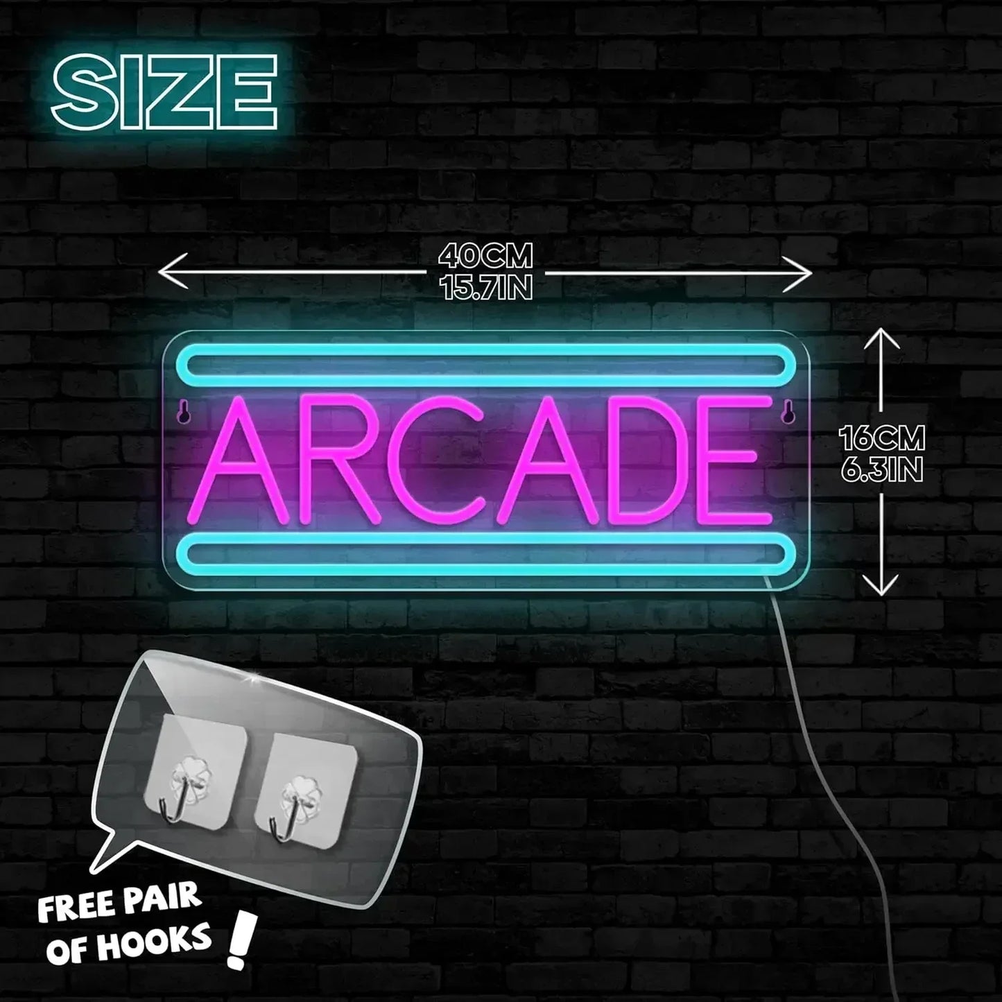 Arcade LED Neon Sign - - led sign