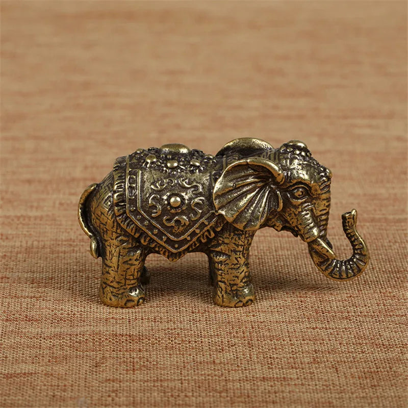 Solid Copper Elephant Small Brass Elephant Kia Day Design