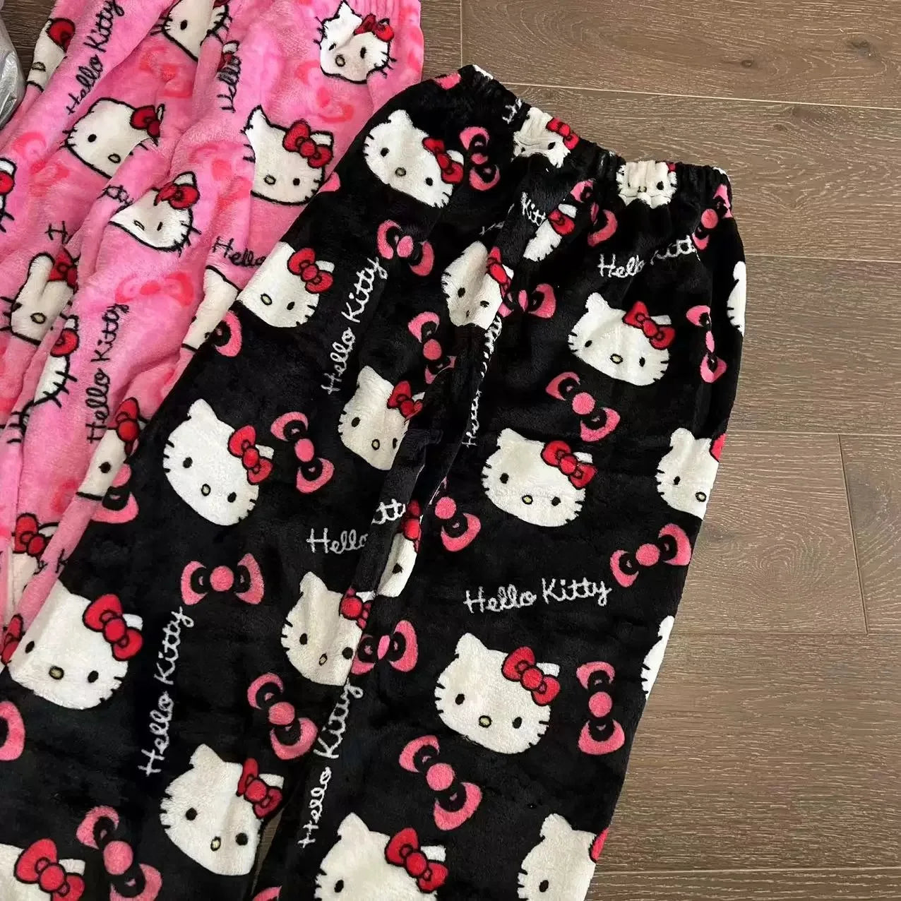 2026 New Hello Kitty Pajamas Pants Anime Women's Pajama Pants Cartoon Couple Home Sleepwear Trousers Leisure Home Clothing - -