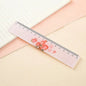 Flower Ruler 15cm light pink Kids Unisex