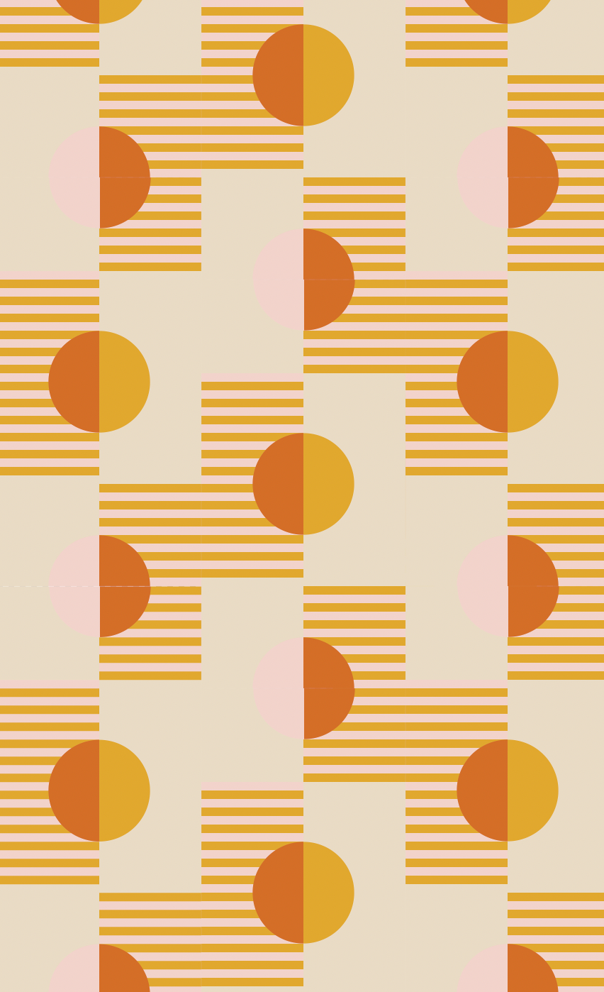 Summer Suns Wallpaper, yellow and orange- Samantha Santana Creative- {{Product type}}