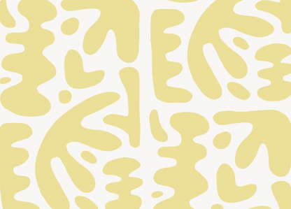 Bubbly Wallpaper, lemon- Samantha Santana Creative- {{Product type}}