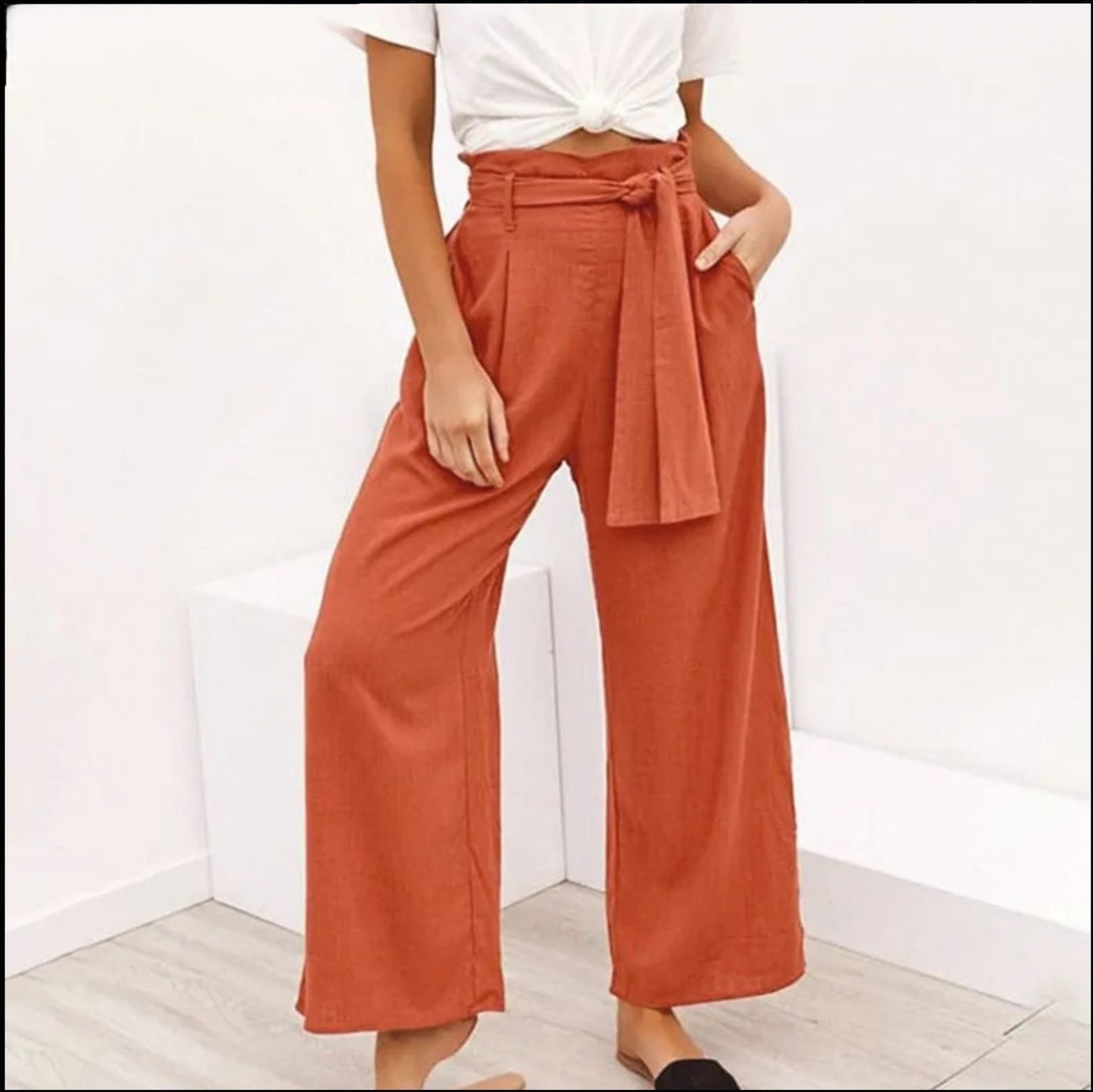 Casual Cotton Linen Summer Pants