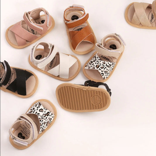 Summer Leather Baby Sandals Anti-Slip