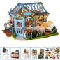 DIY Wooden Dollhouse with Furnitures Dollhouse - A068 21.5 x 24 x 29 CM