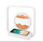 LED Quicksand Painting Night Lamp with Wireless Charger and USB Kia Day Design