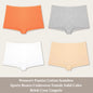 4PCS Women's Panties Cotton Seamless Sports Boxers Underwear Female Solid Color Briefs Cozy Lingerie Intimate Underpants XS-XL - Set 10 -