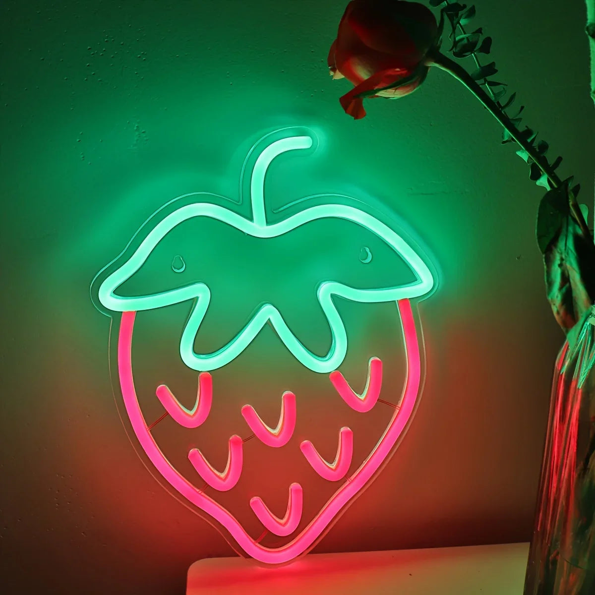 Strawberry Neon Sign LED Neon Light - - neon light