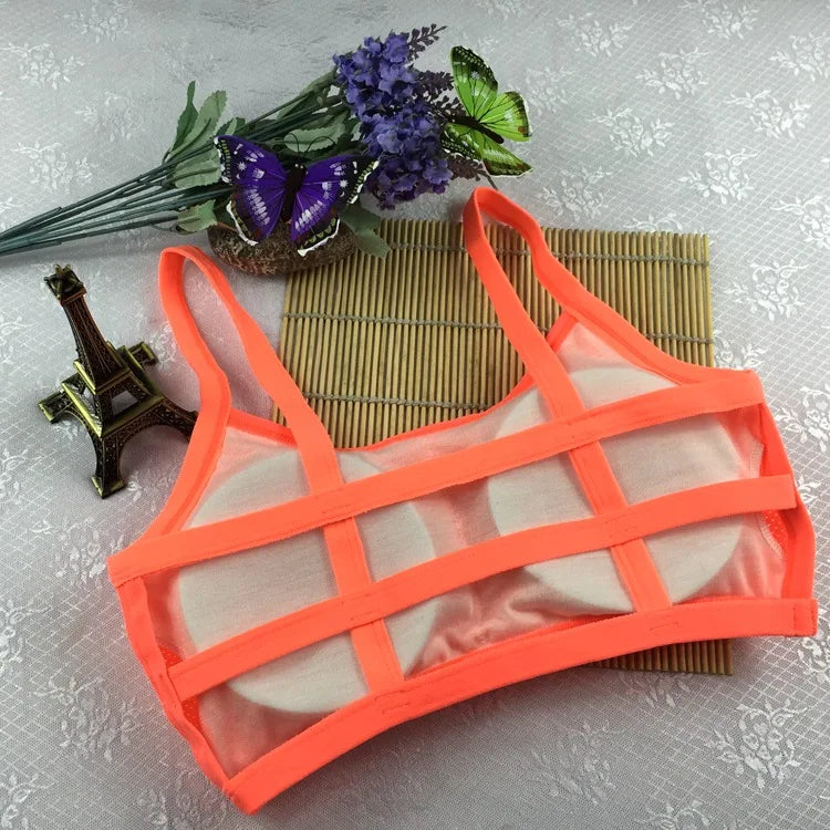 Fitness Yoga Sports Bra for Womens Gym Workout Running Padded Tank Top Athletic Vest Underwear Shockproof Push Up Sport Bra - -