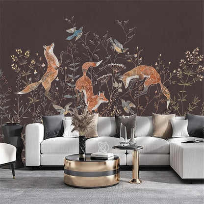 Forest Fox Wallpaper Mural