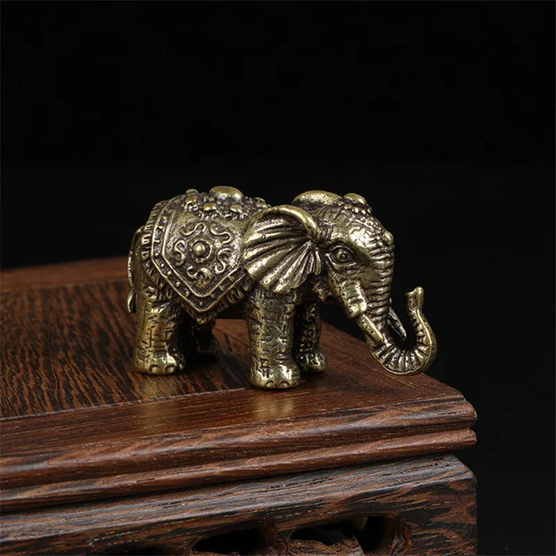 Solid Copper Elephant Small Brass Elephant Kia Day Design