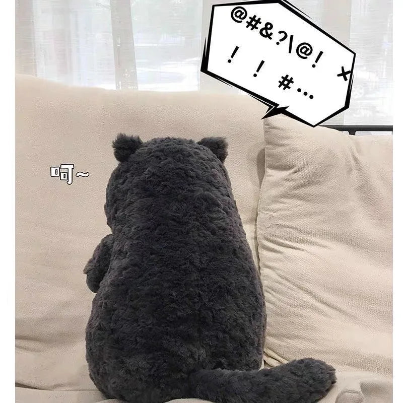 Kawaii Fat Cat Plush Toy – Soft Stuffed Animal Pillow - - Stuffed Animals