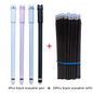 Cat Gel Pen 0.5mm Pen Set With Eraser 4pen 20refills-black