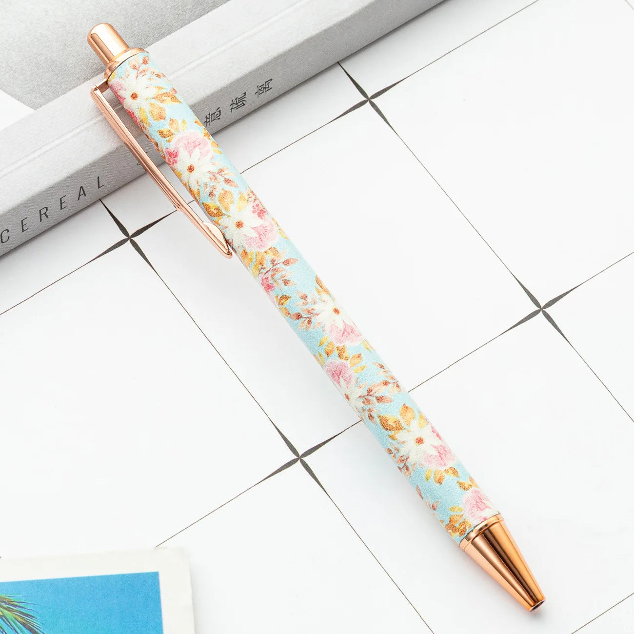 Flower Metal Ballpoint Pen Kia Day Design