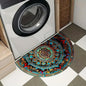 VIKAMA Bohemian Semi-Circular Carpet, Indoor And Outdoor Entrance Mat, Bathroom Door Mat, Soft And Anti-Slip Home Decoration. - LFLR-12 -