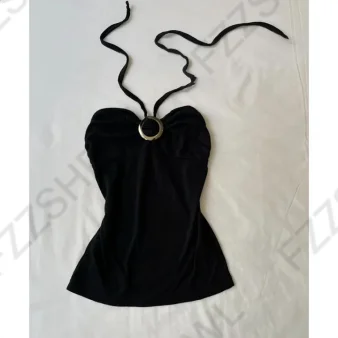 NEW Cute Fashion Y2k Tank Top Solid color Streetwear High street Sleeveless Top Classic Minimalist Chic Casual Camis Unique - Hei -