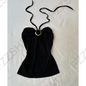 NEW Cute Fashion Y2k Tank Top Solid color Streetwear High street Sleeveless Top Classic Minimalist Chic Casual Camis Unique - Hei -