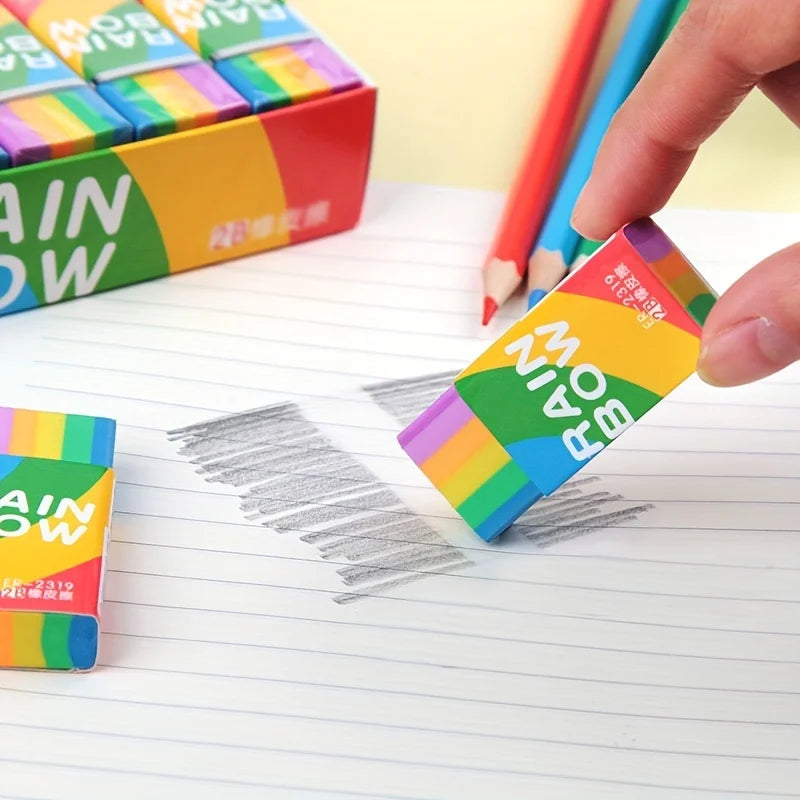 1 Pcs Rainbow Eraser