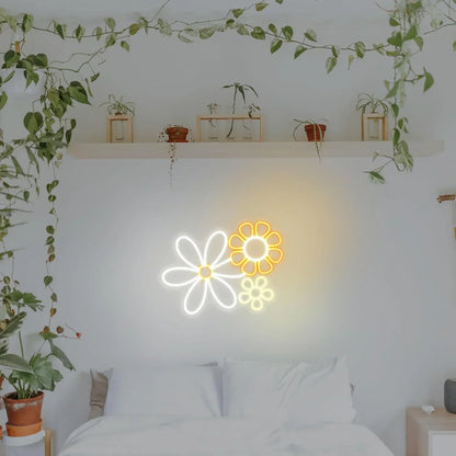 Flower Neon Sign LED Neon Light - - led sign