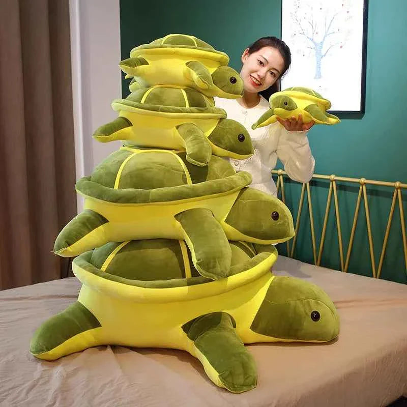 Kawaii Sea Turtle Plush Toy (13.8-21.7 in) - Soft Stuffed Animal Pillow Gift - - Stuffed Animals (Giant)
