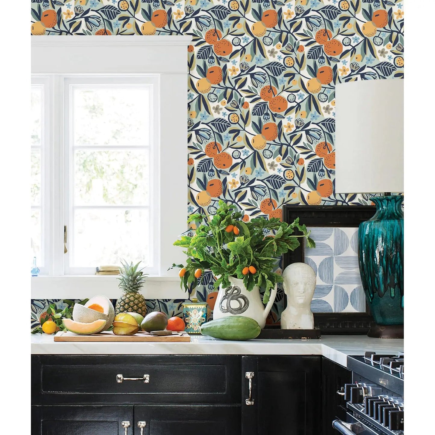 Fruit Orange Pattern Wallpaper Kia Day Design
