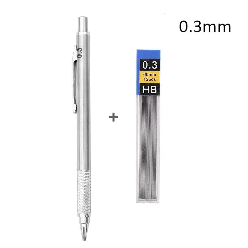 Metal Mechanical Pencils 1Pc 0.3mm Pencil