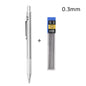 Metal Mechanical Pencils 1Pc 0.3mm Pencil