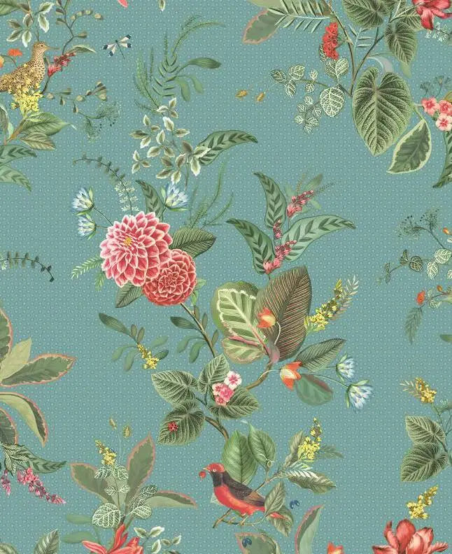 Flower Bird Landscape Wallpaper Kia Day Design