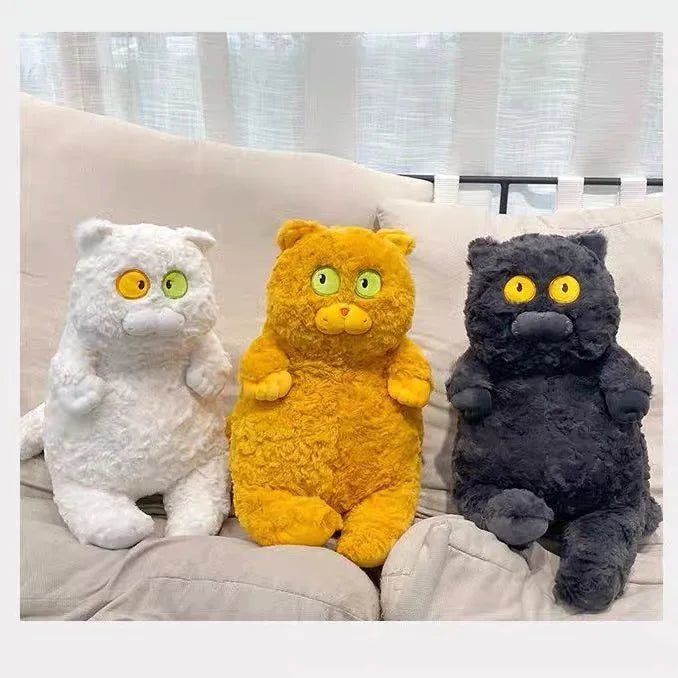 Kawaii Fat Cat Plush Toy – Soft Stuffed Animal Pillow - - Stuffed Animals