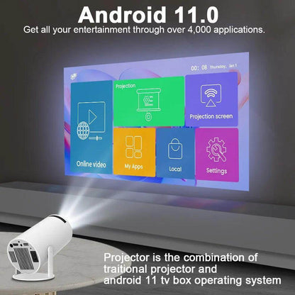 Portable 4K Projector - Home Cinema Outdoor Projetor - - Video Projector